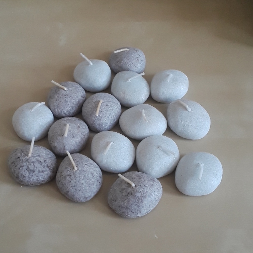 Unique Decorative Rock Tealight Candles